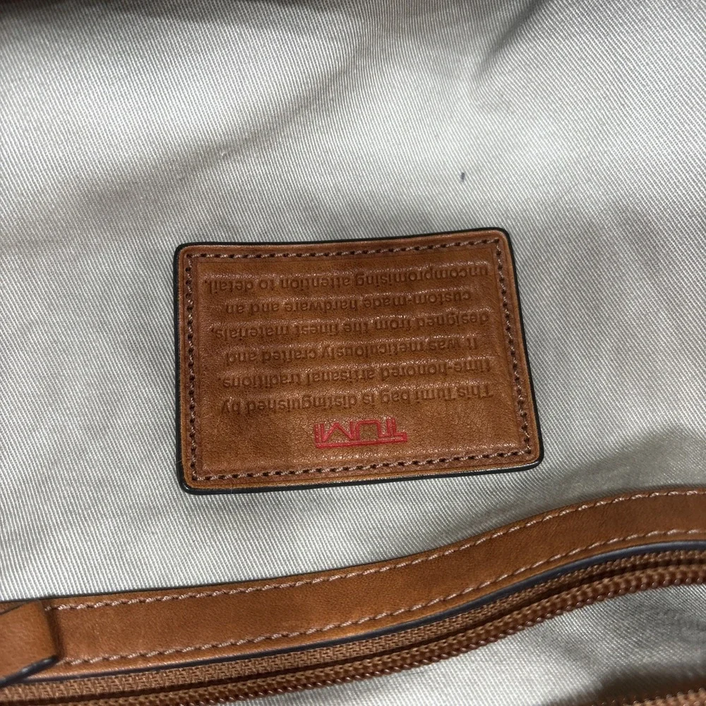 TUMI 35th Anniversary Limited Backpack Sienna Brown Pre-owned Leather Bag